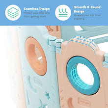 Load image into Gallery viewer, 16-Panel Foldable Baby Safety Play Yard Playpen with Lockable Gate