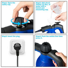 Load image into Gallery viewer, 1050 W Multifunction Portable Steamer Household Steam Cleaner with Attachments