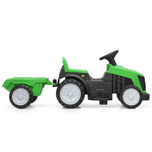 Load image into Gallery viewer, 6V Electric Kids Ride On Tractor 6 Wheels Car Toy with Trailer-Green