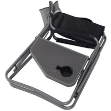 Load image into Gallery viewer, Folding Outdoor Camping Director's Chair with Cup Holder
