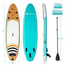 Load image into Gallery viewer, 10' Inflatable Stand up Paddle Board Surfboard SUP with Bag