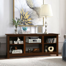 Load image into Gallery viewer, 2-Tier 58" TV Stand Entertainment Media Console Center-Walnut
