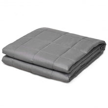 Load image into Gallery viewer, 12 lbs Weighted Blankets 100% Cotton with Glass Beads-Dark Gray