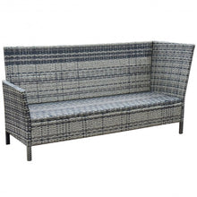 Load image into Gallery viewer, 5 pcs Patio Wicker Rattan Furniture Set w/Brown Cushion