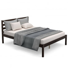 Load image into Gallery viewer, Full Size Bed frame Foundation with Solid Wooden Slat Suppor