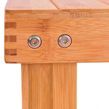 Load image into Gallery viewer, Entryway Bamboo Shoe Storage Rack Bench