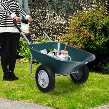 Load image into Gallery viewer, 2 Tire Wheelbarrow Garden Cart Heavy-duty Dolly Utility Cart