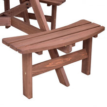 Load image into Gallery viewer, 6-Person Patio Wood Picnic Table Beer Bench Set