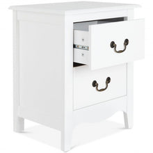 Load image into Gallery viewer, Modern Storage Bedroom End Beside Nightstand with 2 Drawers