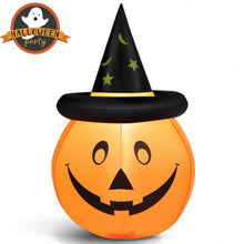 Load image into Gallery viewer, 4' Halloween Inflatable Pumpkin Lantern with Hat