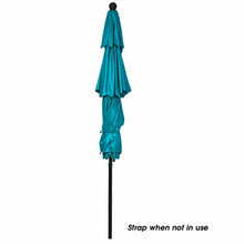 Load image into Gallery viewer, 10' 3 Tier Patio Umbrella Aluminum Sunshade Shelter Double Vented-Turquoise