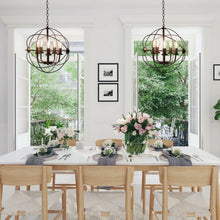 Load image into Gallery viewer, 15.7" 5-Light Modern Chandelier for Dinning Room Bedroom