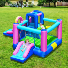 Load image into Gallery viewer, Inflatable Bounce Castle with Dual Slides and Climbing Wall without Blower