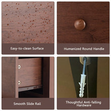Load image into Gallery viewer, 5-Drawer Dresser with Smooth Slide Rail