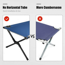 Load image into Gallery viewer, Adults Kids Folding Camping Cot-Blue