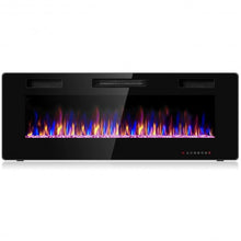 Load image into Gallery viewer, 50" Electric Fireplace Recessed Ultra Thin Wall Mounted Heater