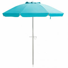 Load image into Gallery viewer, 6.5FT Sun Shade Patio Beach Umbrella with Carry Bag-Blue