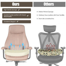 Load image into Gallery viewer, Adjustable Ergonomic High Back Office Chair with Lumbar Support-Deep Brown