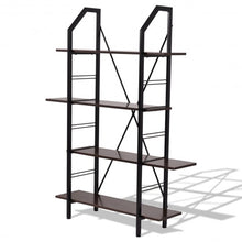 Load image into Gallery viewer, 4 Layers Wooden Storage Bookshelf Home Office Furniture