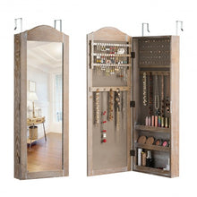 Load image into Gallery viewer, Cabinet Wall/Door Mounted with Mirror Jewelry Armoire