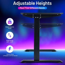 Load image into Gallery viewer, Electric Standing Gaming Desk with Height Adjustable Splice Board