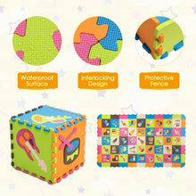 Load image into Gallery viewer, 125 Pieces Baby Foam Interlocking Play Mat with Fence Instruments Styles