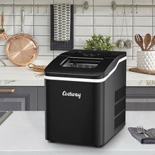 Load image into Gallery viewer, Portable Countertop Ice Maker Machine with Scoop-Black