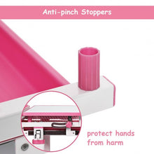 Load image into Gallery viewer, Adjustable Kids Desk Chair Set with Lamp and Bookstand-Pink