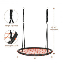 Load image into Gallery viewer, 40'' Spider Web Tree Swing Set-Orange