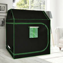 Load image into Gallery viewer, Mylar Hydroponic Grow Tent Roof Cube with Zipped Doors Observation Windows and Vents -60 x 60 x 72 inch