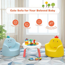 Load image into Gallery viewer, Kids Cartoon Sofa Seat Toddler Children Armchair Couch-Blue