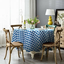 Load image into Gallery viewer, 2 Pcs Stain Resistant and Wrinkle Resistant Table Cloth-Blue