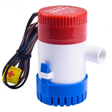 Load image into Gallery viewer, 12V 2.0A 500 GPH Electric Bilge Pump Marine Boat Yacht Submersible 3/4" Hose