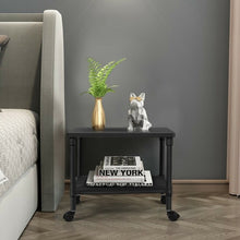 Load image into Gallery viewer, 2-Tier Rolling Under-Desk with Storage Shelf