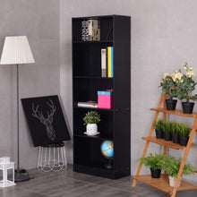 Load image into Gallery viewer, Modern 5-Tier Storage Media Shelf Cabinet Bookcase