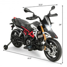 Load image into Gallery viewer, Aprilia Licensed 12V Kids Ride-On Motorcycle-Black