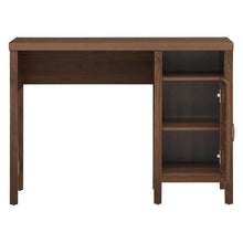 Load image into Gallery viewer, Rustic Computer Desk Writing Table Study Workstation with Storage Cabinet-Walnut