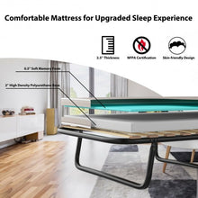 Load image into Gallery viewer, Folding Bed with Memory Foam Mattress Metal Guest Sleeper Made in Italy