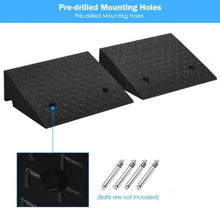 Load image into Gallery viewer, 2 PCS 6" Rubber Car Curb Ramps