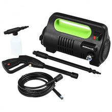 Load image into Gallery viewer, 1800 PSI Portable Electric High Pressure Washer 1.96 GPM 1800 W-Green