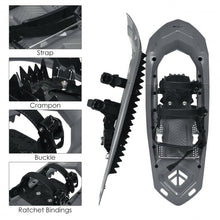 Load image into Gallery viewer, 25 inch Lightweight Terrain Snowshoes w/ Bag-Gray
