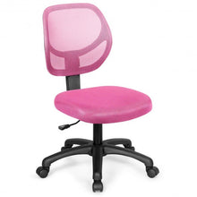 Load image into Gallery viewer, Low-back Computer Task Office Desk Chair with Swivel Casters-Pink