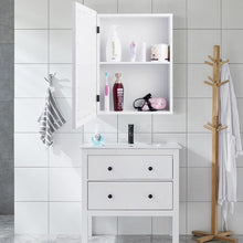 Load image into Gallery viewer, Wall Mounted Adjustable Medicine Storage Mirror Cabinet