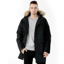 Load image into Gallery viewer, Men's Hooded Insulated Winter Puffer Parka Coat-Black-XXXL