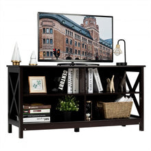 Load image into Gallery viewer, Wooden TV Stand Entertainment Media Center -Brown