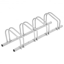 Load image into Gallery viewer, 4 Bike Parking Garage Rack Storage Stand-Silver