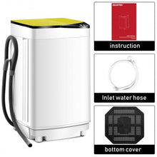 Load image into Gallery viewer, Full-automatic Washing Machine 10 lbs Washer / Spinner Germicidal-Yellow