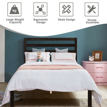 Load image into Gallery viewer, Platform Bed Twin Size Bed Frame Wood Slat Support