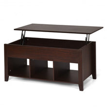 Load image into Gallery viewer, Lift Top Coffee Table with Storage Lower Shelf-Brown