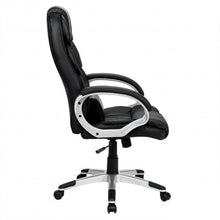 Load image into Gallery viewer, Ergonomic Swivel Office Task Chair with Lumbar Support and High Back -Black